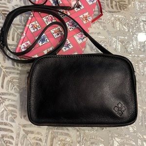 Patricia Nash Black Leather Crossbody